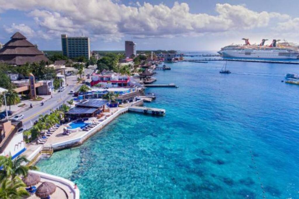 Вилла Bonita Casa A Dos Cuadras Del Mar Плая-дель-Кармен Экстерьер фото